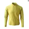 ¡Cápsulas de Micro-Hielo Fritas! Camiseta de Manga Larga Versátil de Secado Rápido Transpirable con Media Cremallera y Cuello Alto para Hombre y Mujer 7145