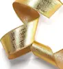 Cinta de Alambre Metálico Dorado Champagne Decoración Navideña para el Hogar Lazo para Envoltura de Regalos Manualidades DIY