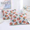 Toalla de almohada de algodón de gasa multicapa para el hogar, almohada individual para adultos, turbante, hilo teñido Jacquard, cuatro estaciones, disponible, suave, al por mayor