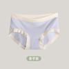 Calcinha feminina sem costura nua, virilha de algodão 3A antibacteriana, cintura média, fibra de viscose, verão, fina, respirável, calcinhas femininas