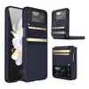 Aplicable a funda protectora de cuero para Samsung Zflip4 funda protectora Zflip3 moda personalizada protección flip