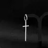 Pendientes de Aro Colgantes con Colgante de Cruz de Moda Simple Transfronterizos Europeos y Americanos Pendientes para Mujer de Nicho Versátiles Pendientes con Gancho para la Oreja
