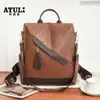 Bolso bandolera de comercio exterior transfronterizo para mujer 2025 nueva moda tejido de cuero suave mochila bolso de mano para mujer venta al por mayor