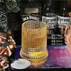 [Copo de Coaster Luminoso Grátis] Novo Copo de Vidro Criativo 2026 Copo Giratório para Whiskey Copo Giratório para Bebidas Alcoólicas Alívio de Estresse