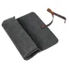 Nueva Cartera Creativa de Fieltro, Bolso de Maquillaje de Moda de Color Sólido, Estuche para Gafas, Bolsa de Almacenamiento Portátil para Papelería Simple, Venta al por Mayor