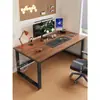 Mesa de Computador Mesa de Desktop Uso Doméstico Mesa de E-sports para Duas Pessoas Mesa para Uso Doméstico de Estudante Mesa de Estudo Mesa de Escrita Mesa de Escritório Bancada de Trabalho