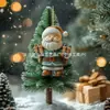 Stock Spot Navideño Acrílico Plano Papá Noel Decoración Festiva Adornos para Árbol de Navidad Decoraciones para Árbol de Navidad Adornos Colgantes