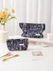Nuevo Fresco Artístico Algodón y Lino Bordado Flor Bolsa Cosmética Alto Valor de Color Gran Capacidad Bolsa de Almacenamiento Portátil Monedero
