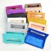 Caja rectangular con ventana para pestañas para comercio exterior, caja con tapa abatible, se puede imprimir logotipo, se prefieren pedidos al por mayor, mezcla de colores disponible, caja premium para paleta de sombras de ojos