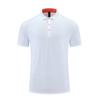 Verão lapela high-end fitness training roupas camisa polo solta Ice Silk respirável corrida esportes de secagem rápida roupas manga curta
