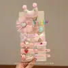 Gran Venta Otoño e Invierno Pasador para el Cabello Niños Dibujos Animados Kuromi Pasador para el Cabello Niña Pequeña Lazo Flequillo Pinza BB Accesorios para la Cabeza de Bebé