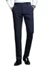 Otoño 2026 Nuevos Pantalones Casuales para Hombre Elásticos Formales de Traje Rectos de Negocios Largos Estilo Delgado Estilo con Forro Polar
