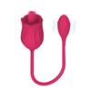 Vibrador de Lengua de Rosa Vibrador de Doble Cabeza para Juguetear Vibrador Sexual Femenino Productos para Adultos Fábrica Mayorista