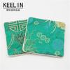 Bordado Wenwan estilo chino vintage bolsa con cremallera y borla bolsa de brocado para joyería bolsa de la suerte bolsa con colgante de pulsera de cuentas de Buda