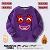 Ropa de bloques de construcción digitales Numberblocks para niños, suéter de manga larga con forro polar, top infantil de dibujos animados, moderno otoño e invierno