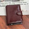 Planner de Folhas Soltas M5 de Couro Brilhante Marrom Vintage Diário de Agenda Texturizado Caderno Portátil para Estudante