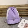 2024 Nova Bolsa de Armazenamento para Natação de Alta Qualidade com Separação Seca e Úmida Mochila com Cordão com Compartimento para Sapatos Bolsa de Dança Latina