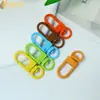 Ganchos de Puerta Giratorios de Colores, Ganchos de Camarón, Ganchos de Tirachinas, Accesorios para Joyería, Ganchos Pintados en Forma de U, Llaveros, Llaveros para Bolsos