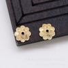 Joias Feitas à Mão DIY Acessórios de Cobre Cúpulas de Contas de Flor em Relevo Pingentes Acessórios de Cabelo Borlas Grampos de Cabelo Materiais para Grampos de Cabelo B400