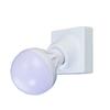 Portalámparas de montaje superficial doméstico E27 espiral oblicuo lámpara de bajo consumo LED ángulo oblicuo 45 grados portalámparas tornillo espiral portalámparas de pared