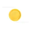 Evento de Fiesta de Cumpleaños Amarillo Puro Transfronterizo Fiesta Plato de Papel Taza de Papel Globo Decoración Juego de Vajilla Desechable