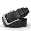 Nuevo cinturón de cuero para hombre con hebilla de pasador, cinturón vintage versátil casual de alta gama para jeans, cinturón de moda para hombres jóvenes y de mediana edad