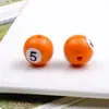 Cuentas de billar de color de 16 mm, cuentas de agujero recto, cuentas sueltas, pulsera de acrílico, joyería DIY, accesorios semiacabados hechos a mano