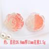 Nuevo hielo transparente doble color luminoso rosa hecho en casa diy funda para teléfono material de resina paquete gel de crema pinza para el pelo al por mayor