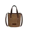 Bolso pequeño tejido de paja estilo vacación en la playa, bolso cruzado casual elegante para mujer, bolso de hombro portátil de verano para teléfono móvil