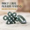 Acessórios de Jadeíta Azul-Esverdeada Natural para Pulseiras DIY Pulseiras de Contas Laços para Corrida Fivelas de Segurança Pingentes Atacado