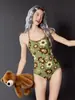 Traje de baño de una pieza tipo triángulo para mujer, transfronterizo, conservador, profesional, de competición, para entrenamiento de estudiantes, piscina