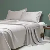 Algodón de Fibra Larga 100S Cama Sencilla de Algodón Tipo a Color Sólido Cama Sencilla Sábanas de Cama Tipo a Colcha de Algodón Cama Sábanas de Cama Pieza Única Fabricante Mayorista