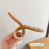 Horquilla para el cabello para mujer, con forma de cuchara trasera, pinza grande para el cabello, accesorios para la cabeza, pinza de tiburón para recogido de nicho de alta calidad, 2024, nueva horquilla