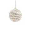 Pelota envuelta en cuerda de cáñamo de 6cm8cm Pelota envuelta en cuerda de algodón Pelota de espuma Sisal Colgante para árbol de Navidad Bol colgante Accesorios de decoración