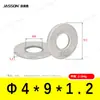 Arandelas Planas de Acero Inoxidable 304 M1.6~M7 Estándar Alemán Din125 Venta Directa de Fábrica en Stock Arandelas Planas Antióxido