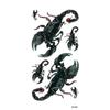 Calcomanía de tatuaje de escorpión tatuaje de dragón en stock venta al por mayor moda tótem de mariposa impermeable calcomanía de tatuaje de transferencia Tatuaje