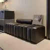 Novo sofá de escritório para apartamentos pequenos, banco para trocar sapatos na entrada da sala, sofá longo de recepção criativo de designer