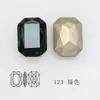 Dongzhou Crystal 14*10 Rectangular Octagonal Manicura Fondo Puntiagudo Diamante Vidrio K9 Diamante DIY Accesorios de Joyería Accesorios de Ropa