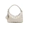 Bolsa de Palha Trançada Artesanal da Moda Estilo Estrangeiro Versátil 25 Primavera e Verão Simples Moda Artística Pequena Fresca Bolsa de Ombro/Axila