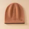 Chapéu de Caxemira 100% Puro Moda Outono e Inverno Chapéu de Tricô Feminino Chapéu Quente Chapéu Pequeno que Valoriza o Rosto Chapéu para Ciclismo ao Ar Livre Chapéu para Frio