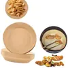 Fabricante de papel para freidora de aire Sartén para pizza Ciudad de Jiuquan Tazones de plástico desechables Platos de fruta Papel alcalino Tazones pueden