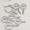 Corrente de Chaveiro de Metal Acessórios de Joia DIY Chaveiro Niquelado Materiais Artesanais Chaveiro de Brinquedo Galvanizado Corrente para Pendurar