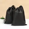 Bolsa Personalizada Grossa de TNT com Cordão Duplo, Bolsa de Armazenamento à Prova de Poeira para Bolsas, Sapatos, Bolsa de Viagem, Pode Adicionar Logo