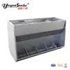 Comederos de Acero Inoxidable para Engorde y Cría de Cerdos, Comederos de Acero Inoxidable de una y Doble Cara para Cerdos, Comederos de Acero Inoxidable Engrosados