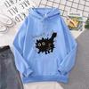 Transfronterizo Otoño e Invierno 2025 Nuevo Sudadera con Capucha Estilo Americano Estampada para Mujer con Forro Polar Suelta Sudadera para Mujer
