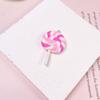 Colgante Llavero con Stud de Cuerno de Oveja Lollipop de Arcilla Blanda Colgante para Bolso Pendientes Pendientes Regalo Creativo DIY