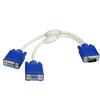 VGA 1-2 Linha 0,3 m VGA3 6 Display Linha de Vídeo Uma Volta Duas Fêmea Máquina de Vídeo Fio de Linha de Dados