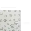 Papel de Regalo con Huellas de Perro de Colores en Stock, Caja de Regalo para Snacks de Mascotas, Empaque de Ramo de Regalo, Papel de Seda a Prueba de Humedad