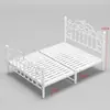 Cama de ferro espessada reforçada simples moderna cama princesa celebridade 1,8m cama de casal nórdica individual 1m cama de ferro