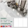 Azulejo de Mármol Foshan Guangdong 750*1500 Piedra de Lujo Estilo Lujo Ligero Base Ultra Blanca Estilo Minimalista Moderno Blanco Puro